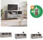 VidaXL Televisiekast trendy en praktisch design Bewerkt hout 102 x 36 x 50 cm Grijs Sonoma eiken Kast Inclusief Houtreiniger en verfrisser - Thumbnail 1