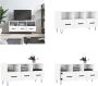 VidaXL Tv-meubel 102x36x50 cm bewerkt hout wit Tv-meubel Tv-meubelen Tv Kast Opbergkast - Thumbnail 1