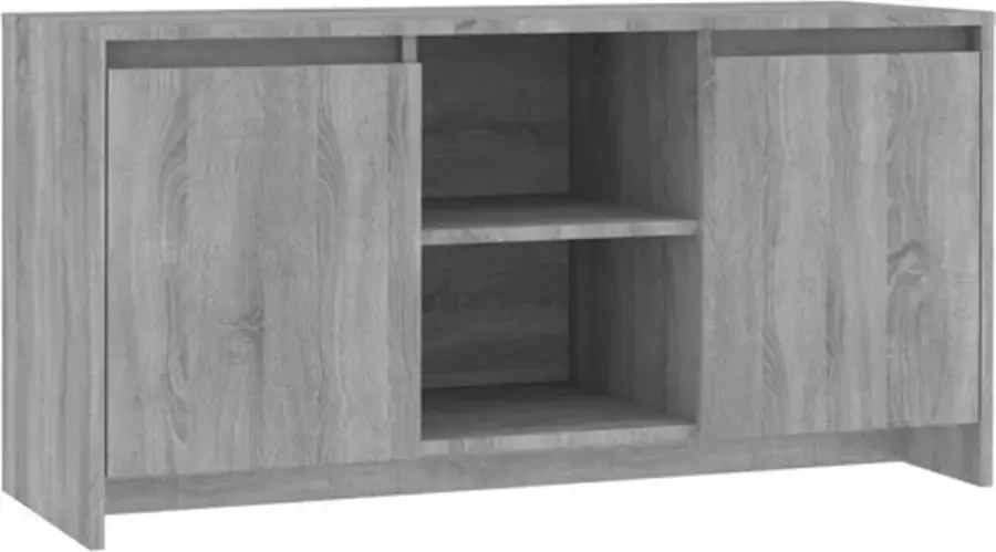 VidaXL -Tv-meubel-102x37 5x52 5-cm-bewerkt-hout-grijs-sonoma-eikenkleur - Foto 4