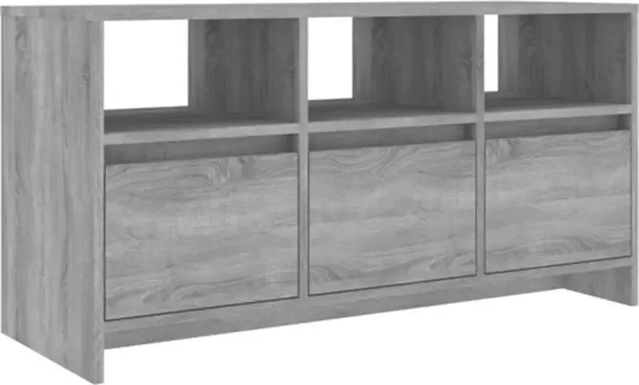 VidaXL -Tv-meubel-102x37 5x52 5-cm-bewerkt-hout-grijs-sonoma-eikenkleur - Foto 4