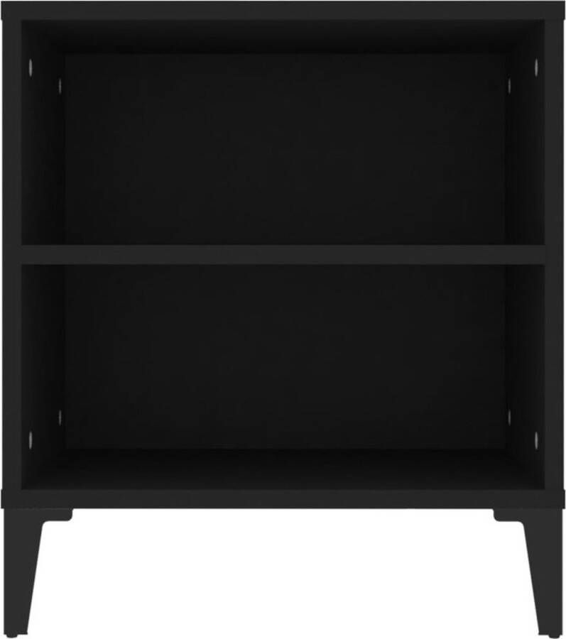VidaXL -Tv-meubel-102x44 5x50-cm-bewerkt-hout-zwart - Foto 4