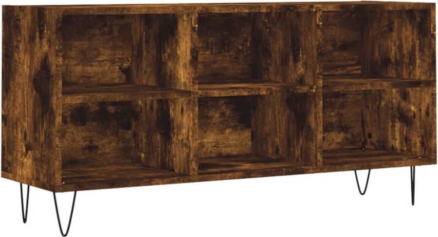 VidaXL -Tv-meubel-103 5x30x50-cm-bewerkt-hout-gerookt-eikenkleurig - Foto 2