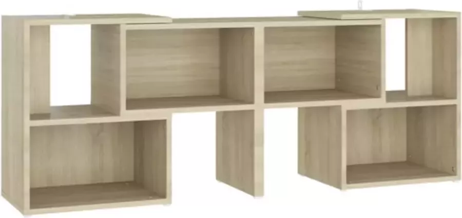 VidaXL -Tv-meubel-104x30x52-cm-bewerkt-hout-sonoma-eikenkleurig - Foto 3