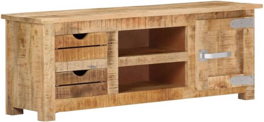 VidaXL -Tv-meubel-110x30x40-cm-ruw-mangohout