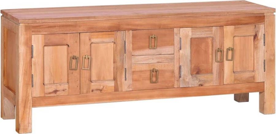 VidaXL Tv meubel 110x30x45 cm massief mahoniehout