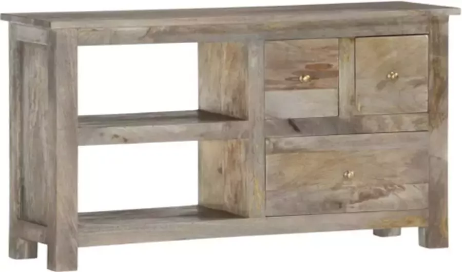 VIDAXL Tv-meubel 100x30x55 cm massief mangohout