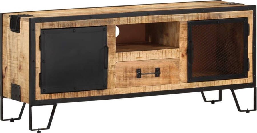 VidaXL Tv meubel 110x31x46 cm ruw mangohout