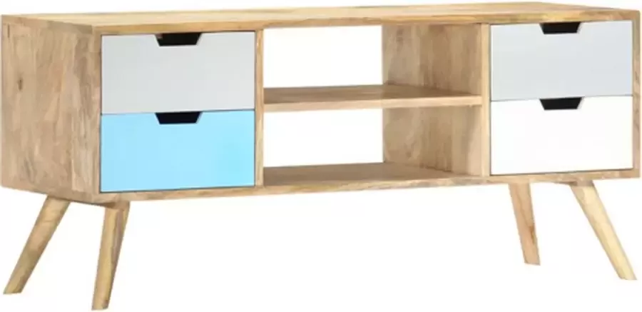 VidaXL -Tv-meubel-110x35x48-cm-massief-mangohout - Foto 3