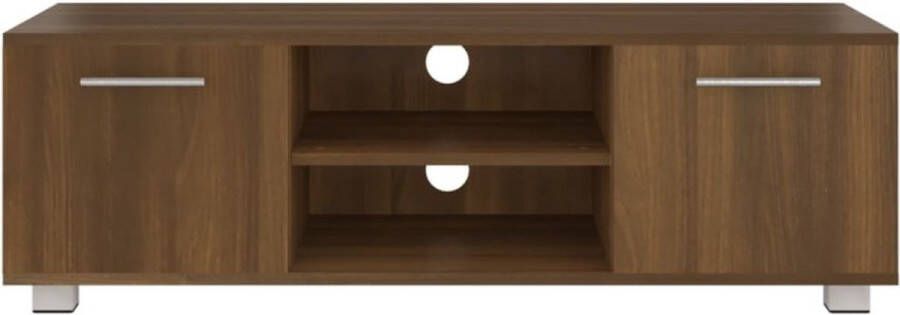 VidaXL -Tv-meubel-110x40x35-cm-bewerkt-hout-bruineikenkleurig - Foto 3