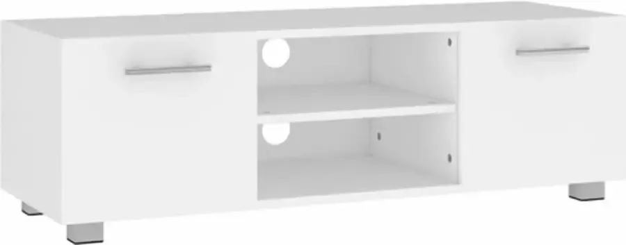 VidaXL -Tv-meubel-110x40x35-cm-bewerkt-hout-wit - Foto 3