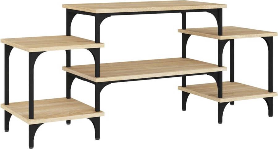 VidaXL -Tv-meubel-117x35x52-cm-bewerkt-hout-sonoma-eikenkleurig - Foto 2