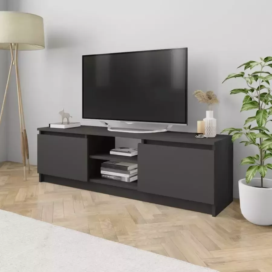 VidaXL Tv meubel 120x30x35 5 cm spaanplaat grijs