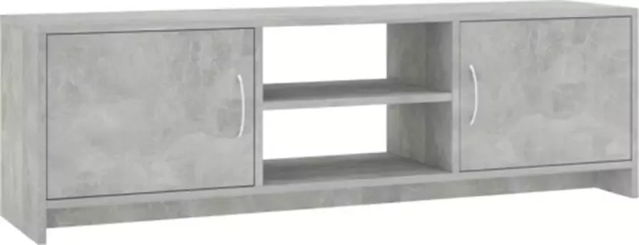 VidaXL Tv-meubel 120x30x37 5 Cm Bewerkt Hout Betongrijs - Foto 2