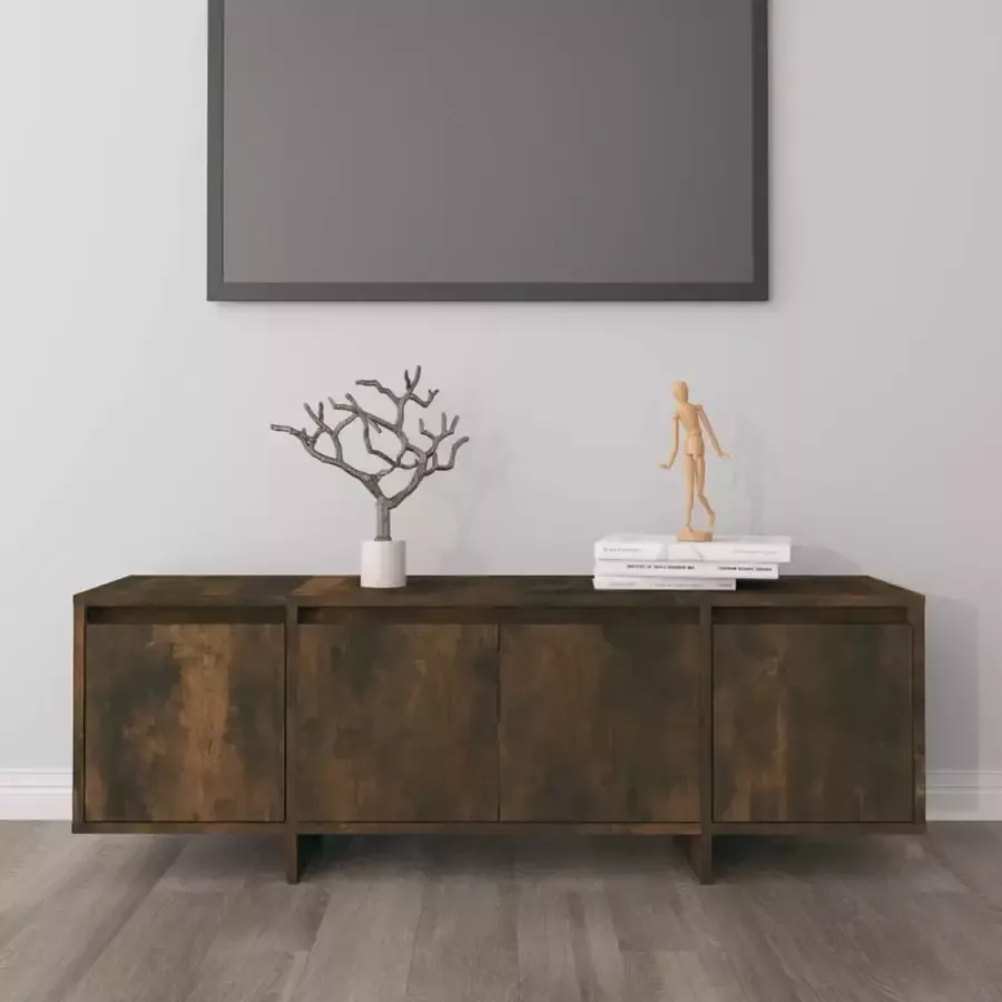 VidaXL Tv meubel 120x30x40 5 cm spaanplaat kleur smoked eiken