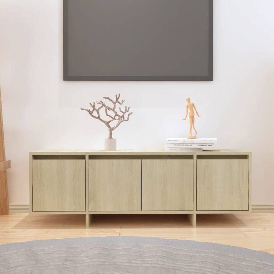 VidaXL -Tv-meubel-120x30x40 5-cm-spaanplaat-sonoma-eikenkleurig