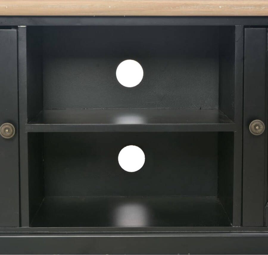 VidaXL -Tv-meubel-120x30x40-cm-hout-zwart