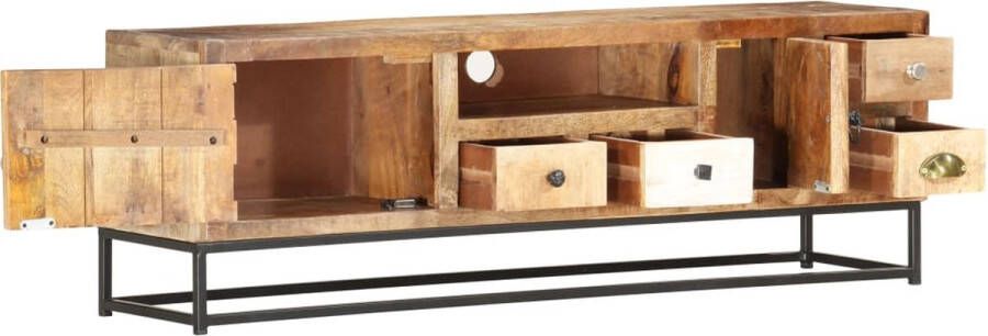 VidaXL -Tv-meubel-120x30x40-cm-massief-gerecycled-hout - Foto 2