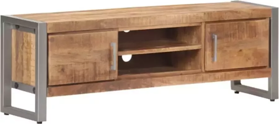 VidaXL Tv-meubel 120x30x40 cm ruw mangohout - Foto 2