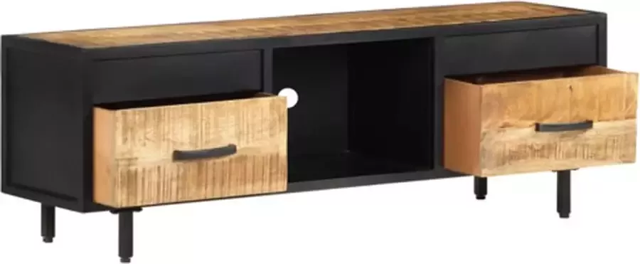 VIDAXL Tv-meubel 120x30x40 cm ruw mangohout - Foto 1