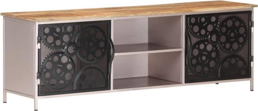 VidaXL Tv meubel 120x30x40 cm ruw mangohout