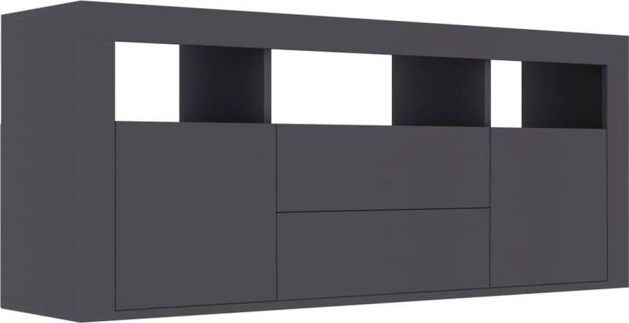 VidaXL -Tv-meubel-120x30x50-cm-bewerkt-hout-grijs - Foto 4