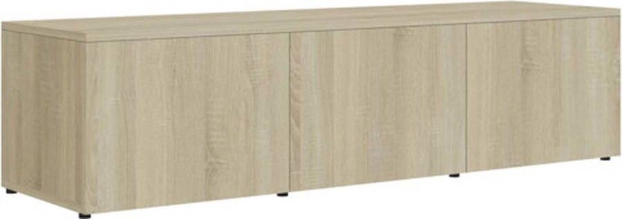 VidaXL -Tv-meubel-120x34x30-cm-bewerkt-hout-sonoma-eikenkleurig - Foto 3