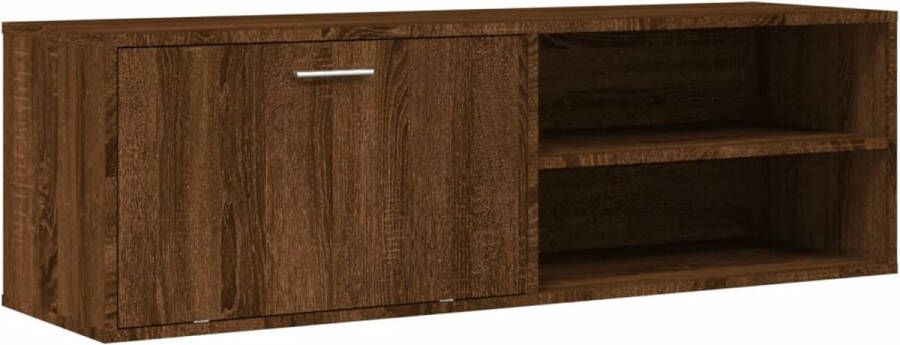 VidaXL -Tv-meubel-120x34x37-cm-bewerkt-hout-bruineikenkleurig - Foto 5