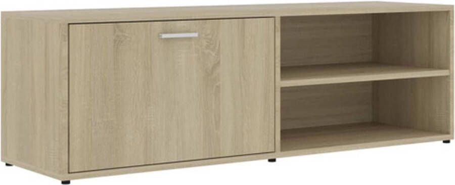 VidaXL -Tv-meubel-120x34x37-cm-bewerkt-hout-sonoma-eikenkleurig - Foto 3