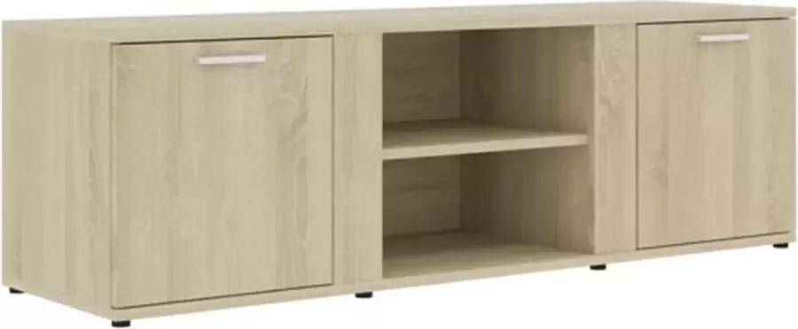 VidaXL -Tv-meubel-120x34x37-cm-bewerkt-hout-sonoma-eikenkleurig - Foto 5