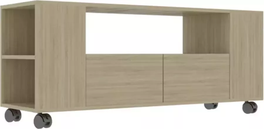 VidaXL -Tv-meubel-120x35x48-cm-bewerkt-hout-sonoma-eikenkleurig - Foto 5