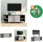 VidaXL Tv-meubel 130x35x50 cm spaanplaat betongrijs Kast Inclusief Houtreiniger en verfrisser - Thumbnail 1