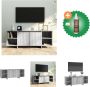 VidaXL Tv-meubel 130x35x50 cm spaanplaat grijs sonoma eikenkleurig Kast Inclusief Houtreiniger en verfrisser - Thumbnail 2