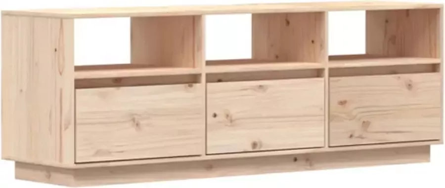 VidaXL -Tv-meubel-140x37x50-cm-massief-grenenhout - Foto 3