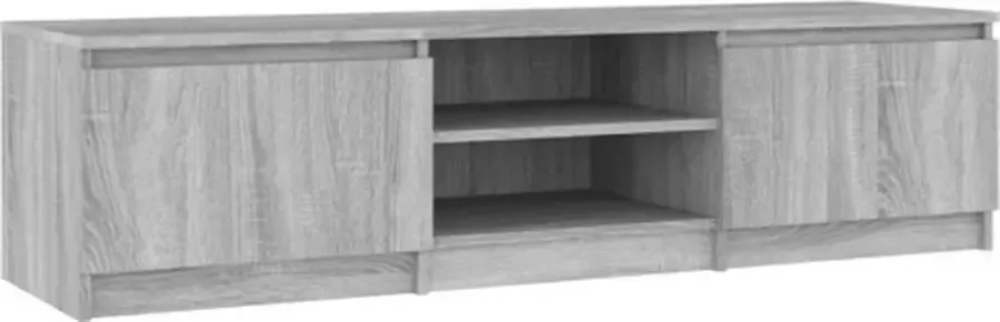 VidaXL -Tv-meubel-140x40x35 5-cm-bewerkt-hout-grijs-sonoma-eikenkleurig - Foto 3