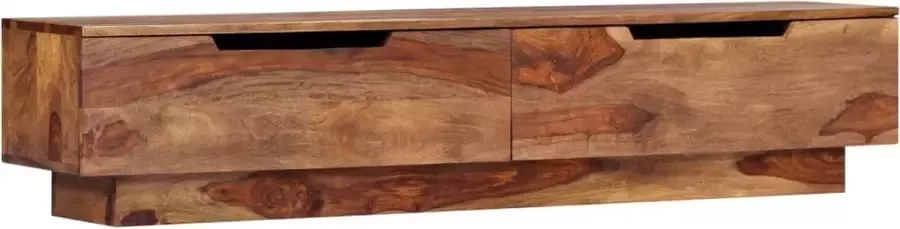 VidaXL Tv meubel 145x30x30 cm massief sheeshamhout