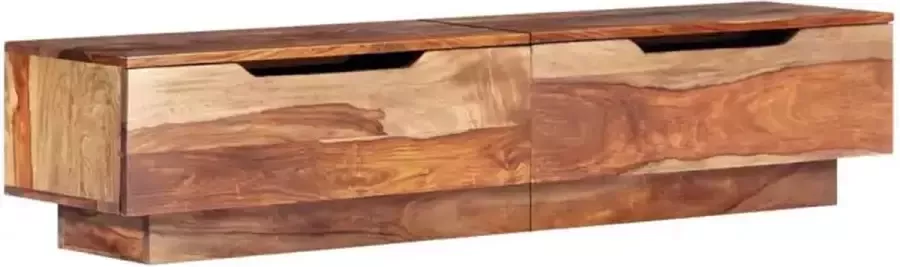 VidaXL Tv-meubel 145x30x30 cm massief sheeshamhout