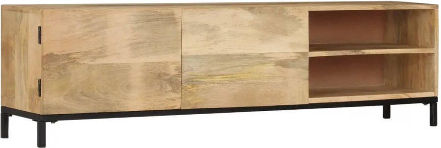 VidaXL Tv meubel 145x30x41 cm massief mangohout