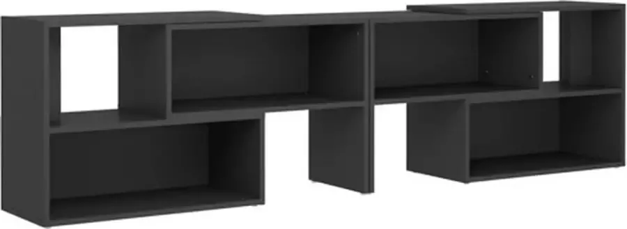 VidaXL -Tv-meubel-149x30x52-cm-bewerkt-hout-grijs - Foto 4