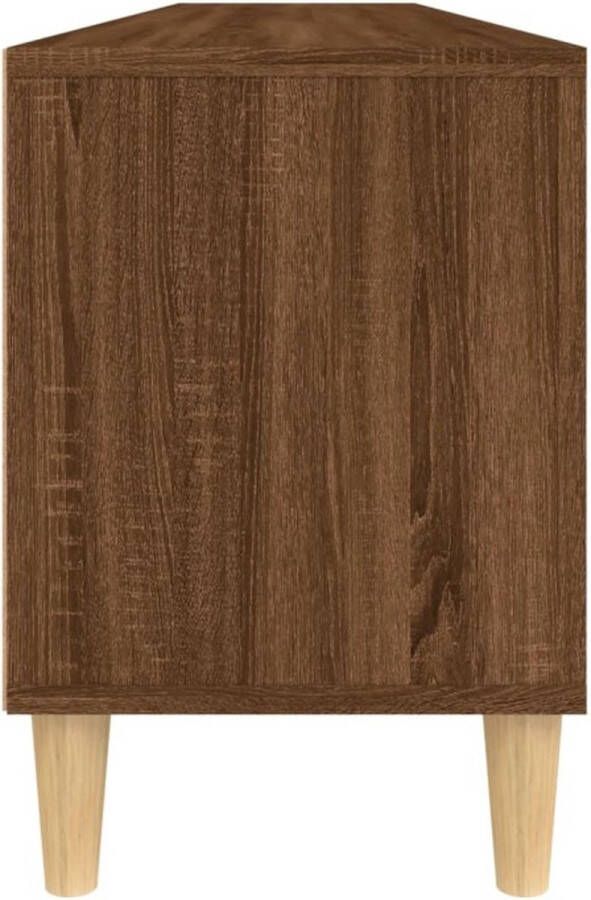 VidaXL -Tv-meubel-150x30x44 5-cm-bewerkt-hout-bruineikenkleurig - Foto 3