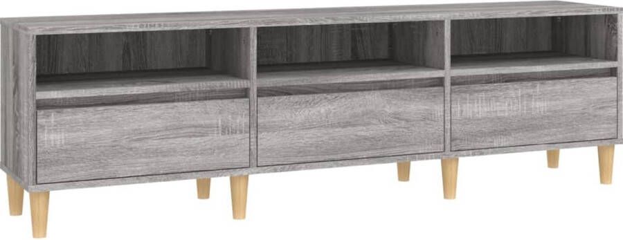 VidaXL -Tv-meubel-150x30x44 5-cm-bewerkt-hout-grijs-sonoma-eikenkleurig - Foto 2