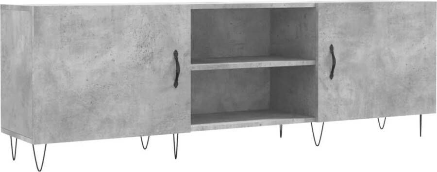 Prolenta Premium INFIORI Tv-meubel 150x30x50 cm bewerkt hout betongrijs - Foto 3