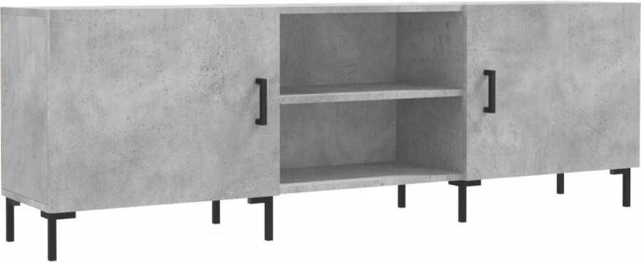Prolenta Premium INFIORI Tv-meubel 150x30x50 cm bewerkt hout betongrijs - Foto 2