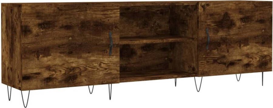 Prolenta Premium INFIORI Tv-meubel 150x30x50 cm bewerkt hout gerookt eikenkleurig - Foto 2