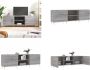 VidaXL Tv-meubel 150x30x50 cm bewerkt hout grijs sonoma eikenkleurig Tv-meubel Tv-meubelen Tv Kast Opbergkast - Thumbnail 1