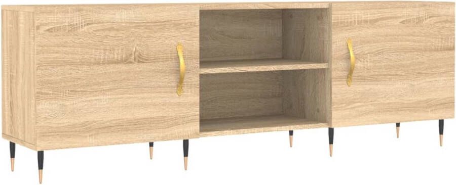 Prolenta Premium INFIORI Tv-meubel 150x30x50 cm bewerkt hout sonoma eikenkleurig - Foto 2