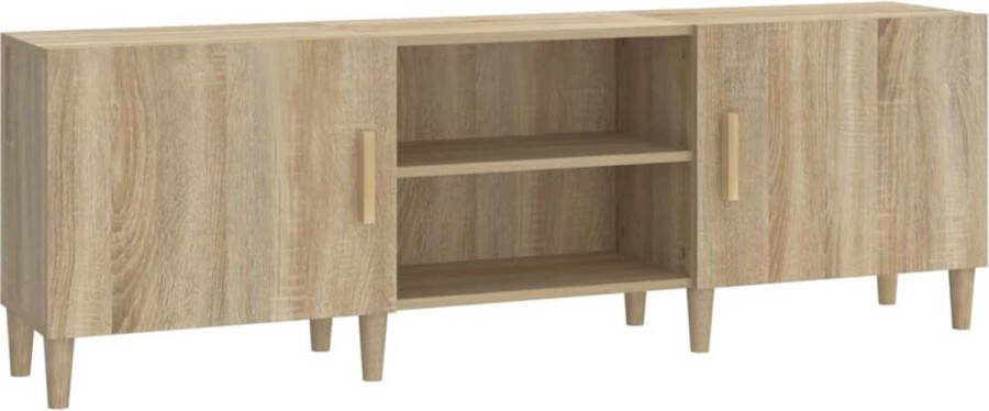 Prolenta Premium INFIORI Tv-meubel 150x30x50 cm bewerkt hout sonoma eikenkleurig - Foto 2