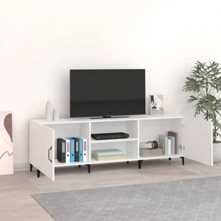 VidaXL -Tv-meubel-150x30x50-cm-bewerkt-hout-sonoma-eikenkleurig - Foto 1