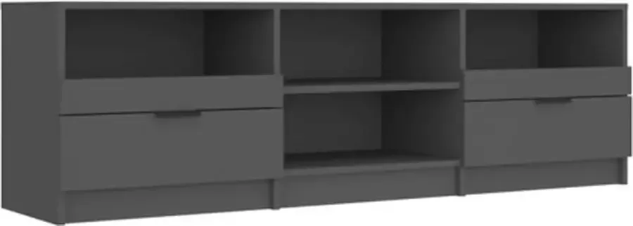 VidaXL -Tv-meubel-150x33 5x45-cm-bewerkt-hout-zwart - Foto 3