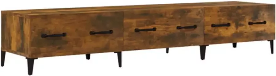 VidaXL -Tv-meubel-150x34 5x30-cm-bewerkt-hout-gerookt-eikenkleurig - Foto 4