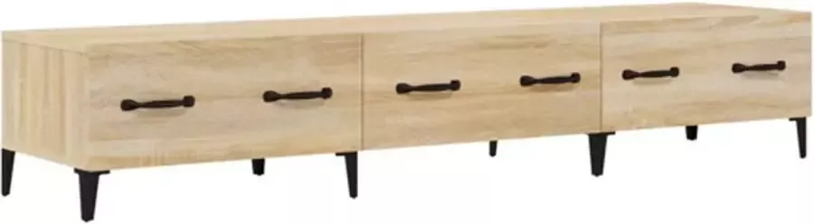 VidaXL -Tv-meubel-150x34 5x30-cm-bewerkt-hout-sonoma-eikenkleurig - Foto 4